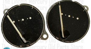 Dash Gauge, Fuel & Oil Pair- Instrument Panel - NOS